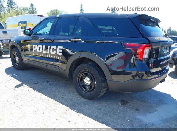 1FM5K8AB6SGA21746 2025 FORD POLICE INTERCEPTOR Black უკანა მარცხენა