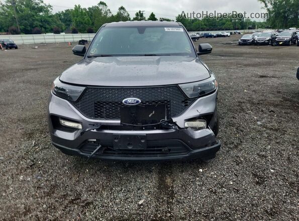 1FM5K8AB7LGC15249 2020 FORD EXPLORER Charcoal წინა ხედი