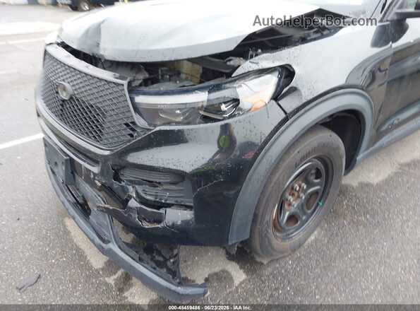 1FM5K8AB7MGA43189 2021 FORD POLICE INTERCEPTOR Black წინა ხედი