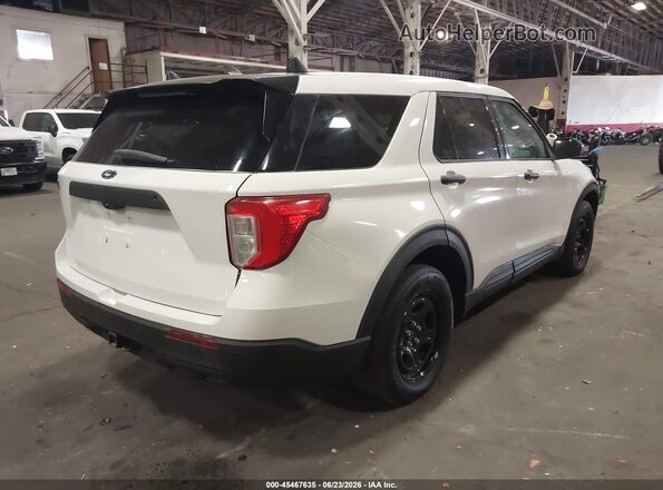 1FM5K8AB7MGA72904 2021 FORD POLICE INTERCEPTOR White Rear right