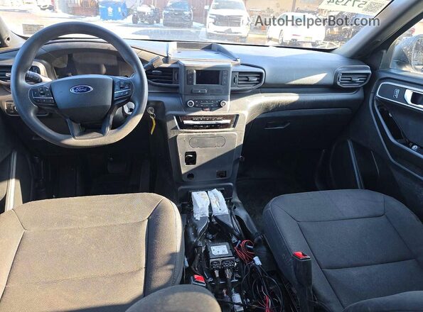 1FM5K8AB8MGB35461 2021 FORD EXPLORER Black Вид ззаду