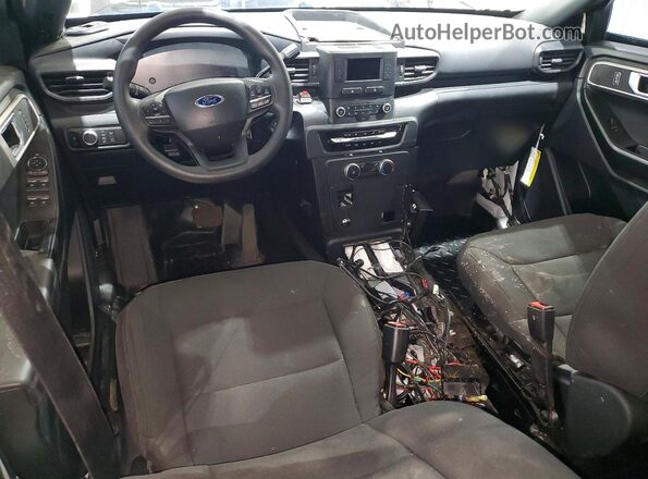 1FM5K8AB8NGA32347 2022 FORD EXPLORER White Առջևի վահանակի տեսք