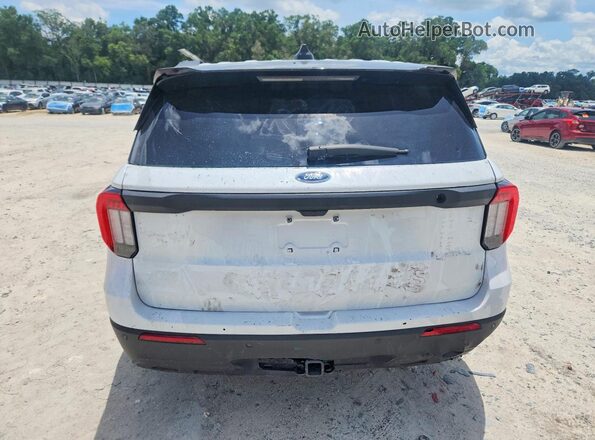 1FM5K8AB8SGA35292 2025 FORD EXPLORER White უკანა ხედი
