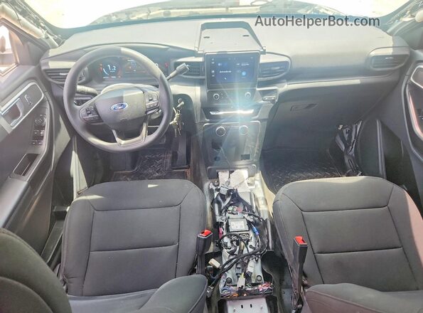 1FM5K8AB8SGA35292 2025 FORD EXPLORER White წინა პანელის ხედი