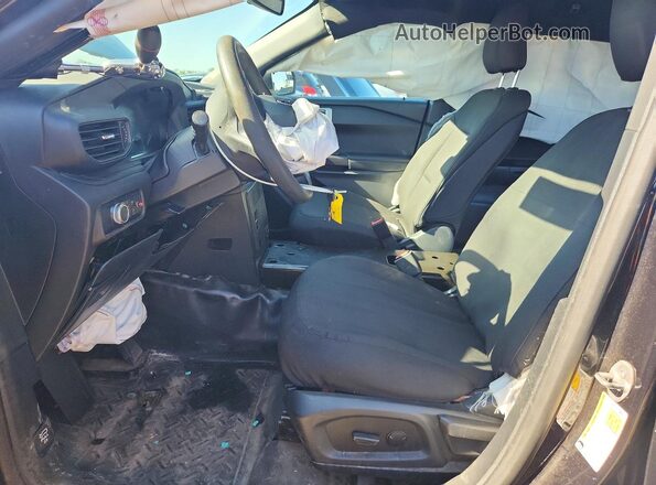 1FM5K8AB9LGD09777 2020 FORD EXPLORER Black Vista interior delantera
