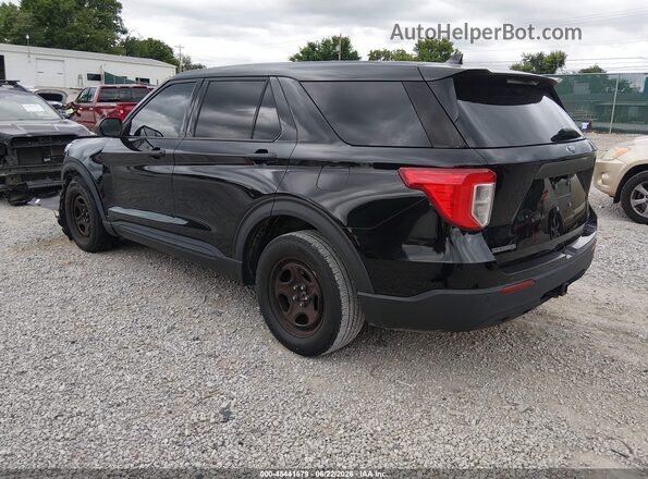 1FM5K8ABXLGA55593 2020 FORD POLICE INTERCEPTOR Черный Задняя левая четверть