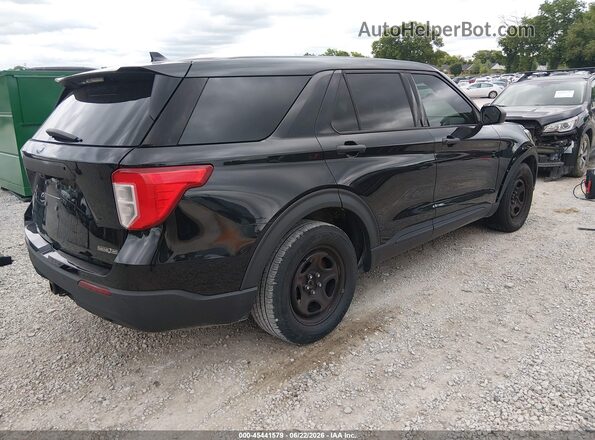 1FM5K8ABXLGA55593 2020 FORD POLICE INTERCEPTOR Черный Задняя правая четверть