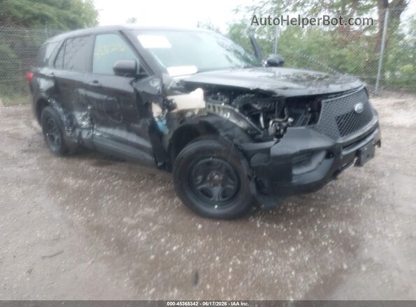 1FM5K8ABXMGA87333 2021 FORD POLICE INTERCEPTOR Black Դիմացի տեսք
