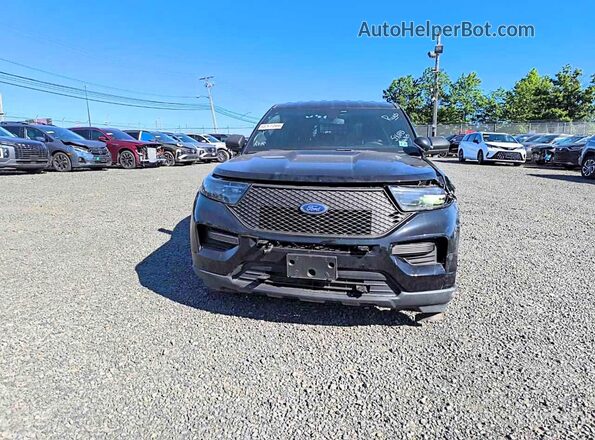 1FM5K8ABXMGC42771 2021 FORD EXPLORER Black წინა ხედი