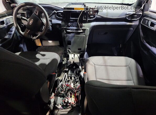 1FM5K8ABXPGB98355 2023 FORD EXPLORER Black Dashboard view