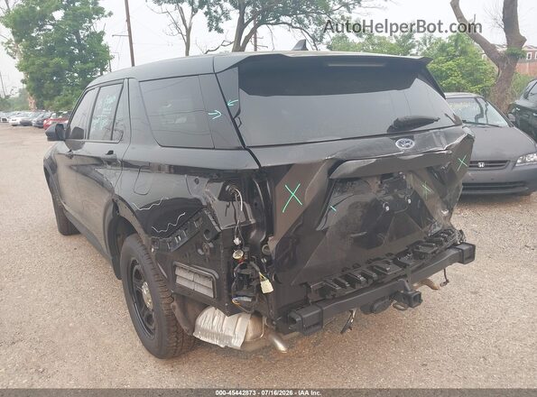 1FM5K8AC3PGC20530 2023 FORD POLICE INTERCEPTOR Black Вид спереду