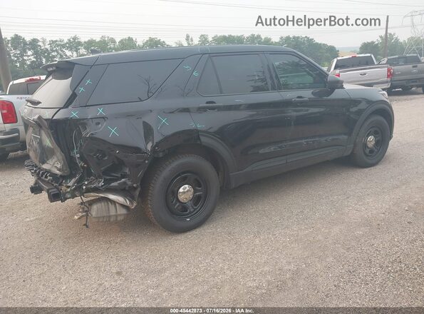 1FM5K8AC3PGC20530 2023 FORD POLICE INTERCEPTOR Black Задня права чверть