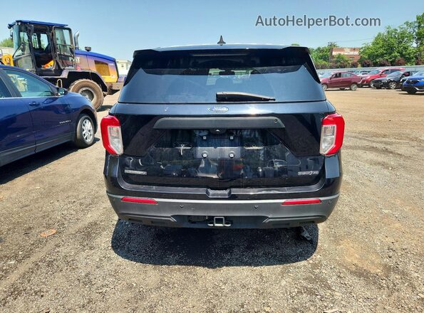 1FM5K8AC4MNA08582 2021 FORD EXPLORER Black Вид ззаду