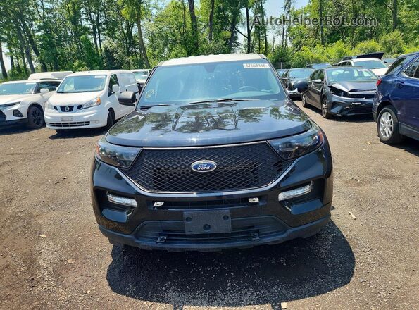 1FM5K8AC4MNA08582 2021 FORD EXPLORER Black Вид спереду