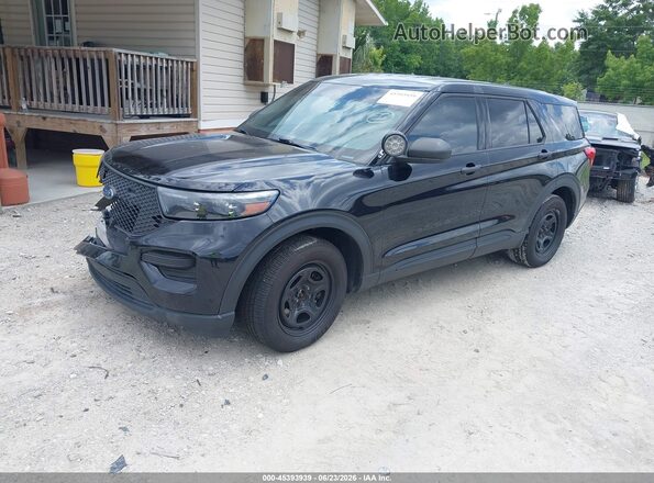 1FM5K8ACXPGC00856 2023 FORD POLICE INTERCEPTOR Black Front left