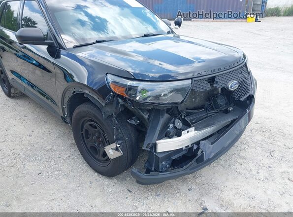 1FM5K8ACXPGC00856 2023 FORD POLICE INTERCEPTOR Black Front view
