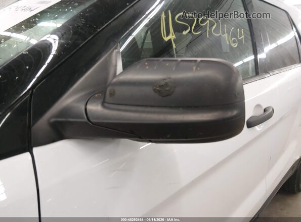 1FM5K8AR0GGC15192 2016 FORD UTILITY POLICE INTERCEPTOR White Instrument cluster view