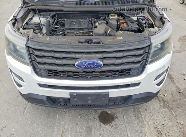 1FM5K8AR2GGA27953 2016 FORD EXPLORER White Вид підкапотного простору