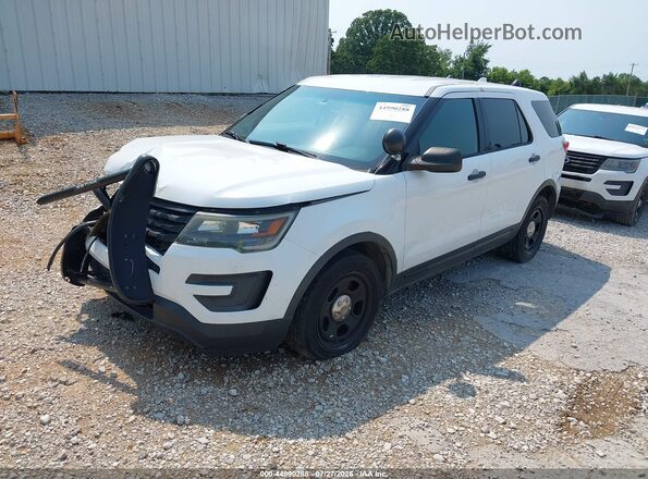 1FM5K8AR2HGA94764 2017 FORD UTILITY POLICE INTERCEPTOR White Передня ліва чверть
