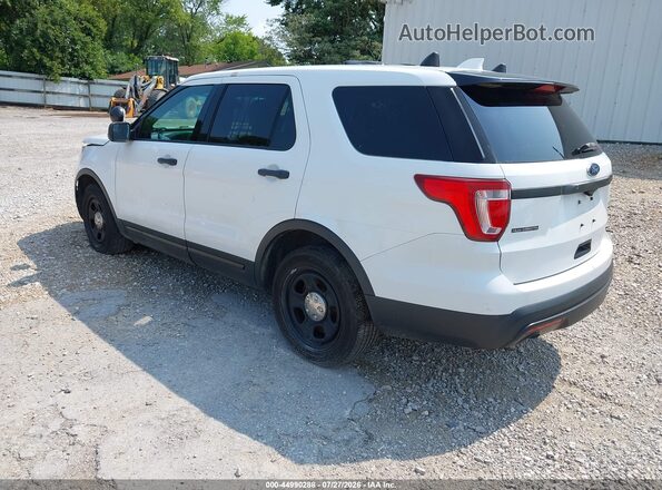1FM5K8AR2HGA94764 2017 FORD UTILITY POLICE INTERCEPTOR White Задня ліва чверть