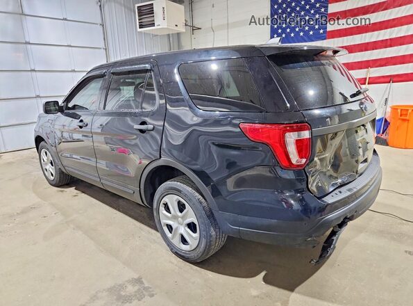1FM5K8AR2JGC17758 2018 FORD EXPLORER Black Rear left
