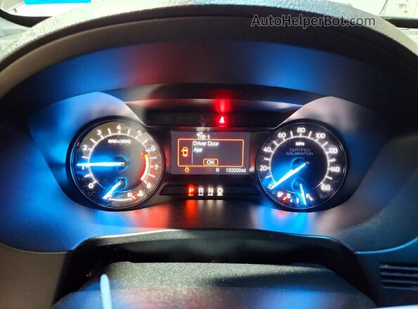 1FM5K8AR2JGC17758 2018 FORD EXPLORER Black Instrument cluster view