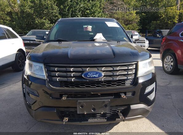 1FM5K8AR3GGD16467 2016 FORD EXPLORER Black წინა ხედი