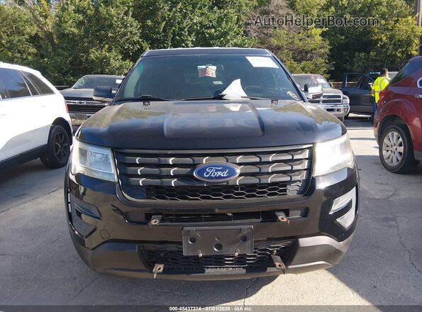 1FM5K8AR3GGD16467 2016 FORD EXPLORER Black ხელსაწყოთა პანელის ხედი