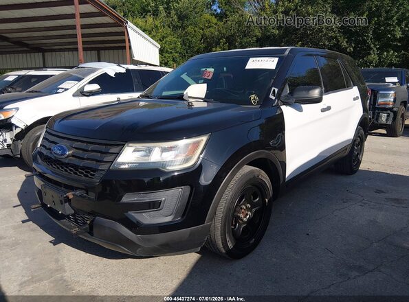1FM5K8AR3GGD16467 2016 FORD EXPLORER Black წინა მარცხენა ხედი სამი მეოთხედიდან