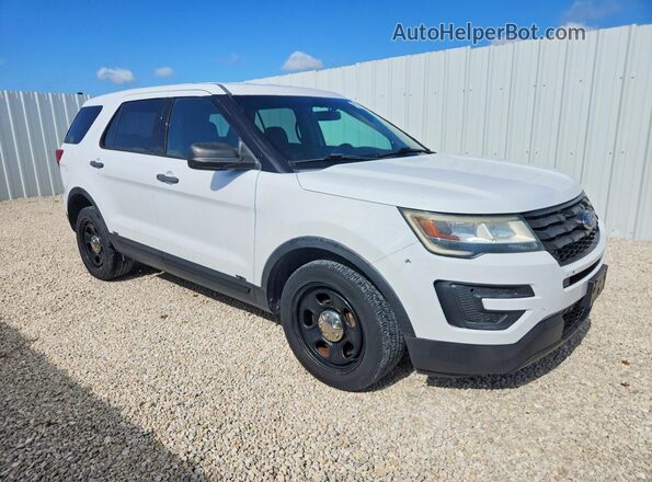 1FM5K8AR3GGD31521 2016 FORD EXPLORER White Delantero derecho