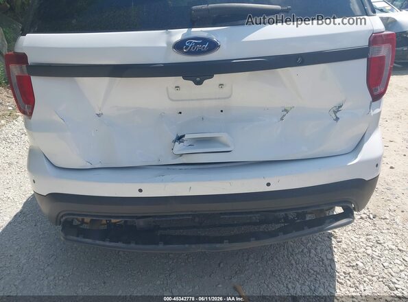 1FM5K8AR3HGC26365 2017 FORD UTILITY POLICE INTERCEPTOR White წინა ხედი