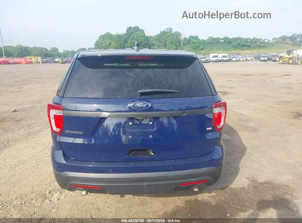 1FM5K8AR3HGD67078 2017 FORD UTILITY POLICE INTERCEPTOR Dark Blue 