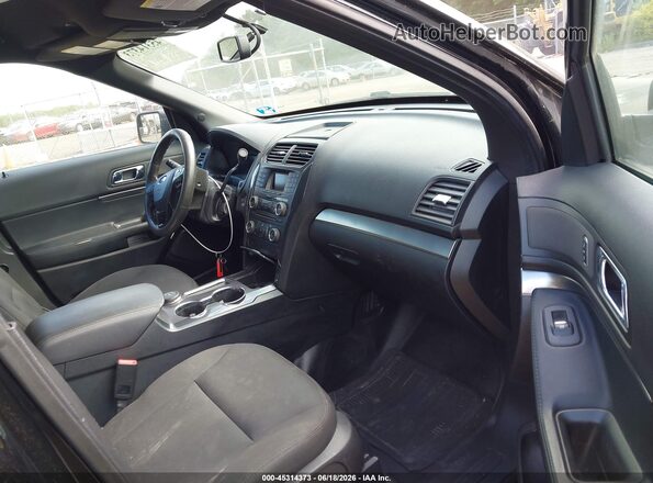 1FM5K8AR4JGC35386 2018 FORD POLICE INTERCEPTOR Black Սալոնի դիմացի տեսք