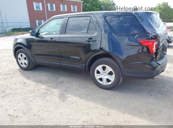 1FM5K8AR4JGC35386 2018 FORD POLICE INTERCEPTOR Black Հետևի ձախ