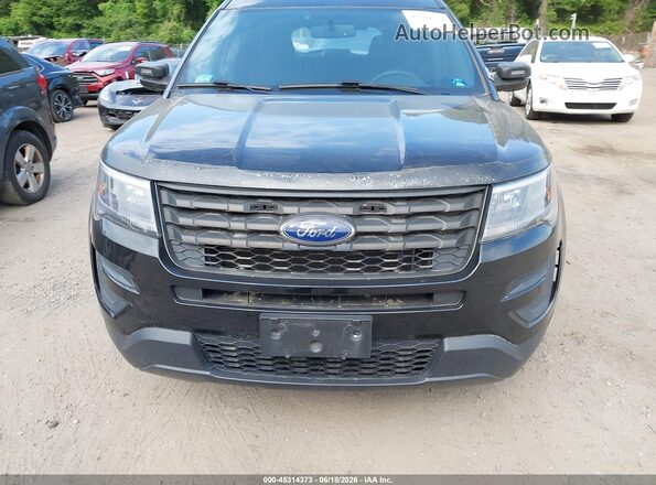 1FM5K8AR4JGC35386 2018 FORD POLICE INTERCEPTOR Black Սարքավորումների վահանակի տեսք