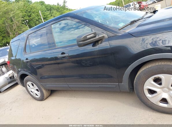 1FM5K8AR4JGC35386 2018 FORD POLICE INTERCEPTOR Black Սալոնի հետևի տեսք