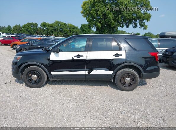 1FM5K8AR6HGB40984 2017 FORD UTILITY POLICE INTERCEPTOR Black Панорамний вид салону 360°