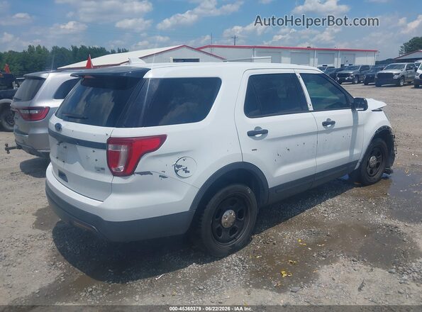 1FM5K8AR6HGC24741 2017 FORD UTILITY POLICE INTERCEPTOR White Հետևի աջ