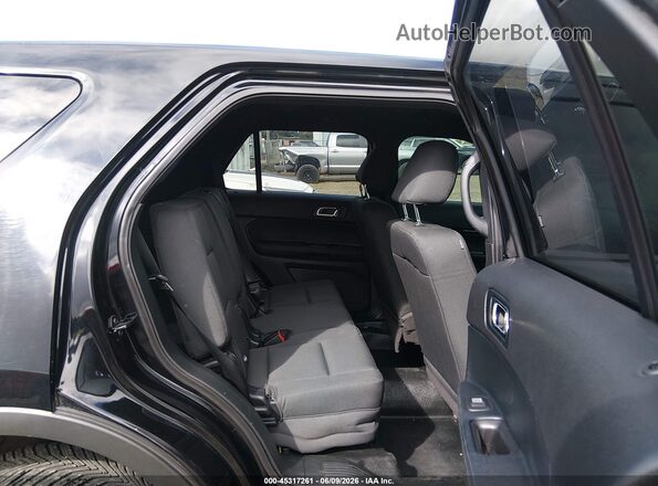 1FM5K8AR6HGD07358 2017 FORD UTILITY POLICE INTERCEPTOR Black Вид наклейки з VIN-кодом