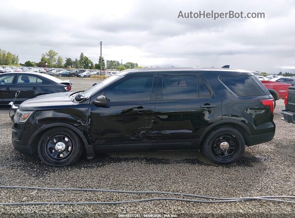 1FM5K8AR6HGD07358 2017 FORD UTILITY POLICE INTERCEPTOR Black Панорамний вид салону 360°