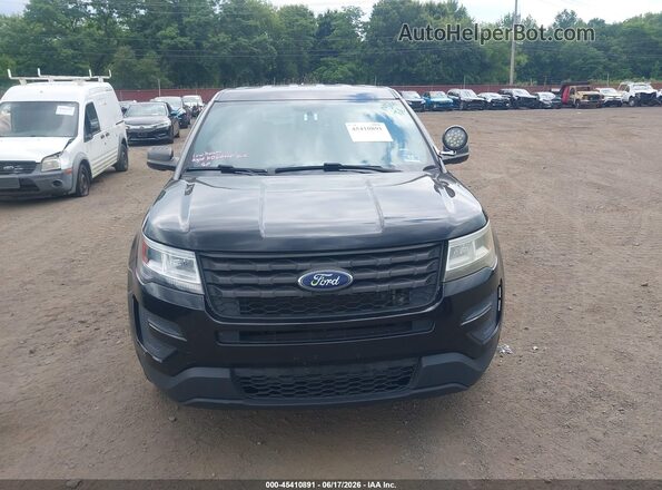 1FM5K8AR6HGD92167 2017 FORD POLICE INTERCEPTOR Black Vista del cuadro de instrumentos