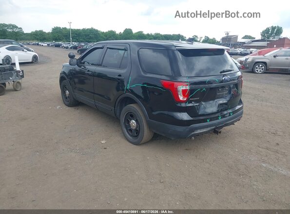 1FM5K8AR6HGD92167 2017 FORD POLICE INTERCEPTOR Black Trasero izquierdo