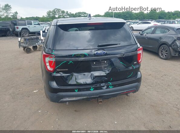 1FM5K8AR6HGD92167 2017 FORD POLICE INTERCEPTOR Black Vista frontal