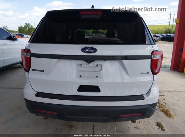 1FM5K8AR6JGC56563 2018 FORD POLICE INTERCEPTOR White 