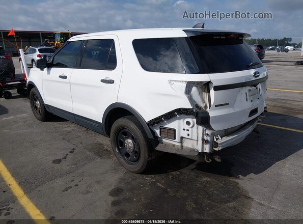 1FM5K8AR7JGA90523 2018 FORD POLICE INTERCEPTOR White Tył lewy