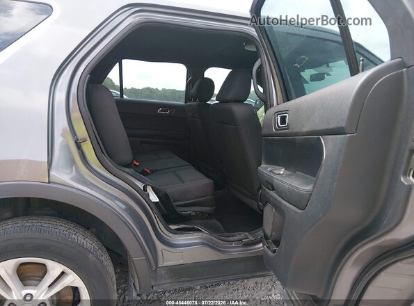 1FM5K8AR8GGC07650 2016 FORD UTILITY POLICE INTERCEPTOR Gray Vista de la etiqueta del VIN