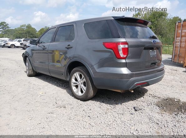 1FM5K8AR8GGC07650 2016 FORD UTILITY POLICE INTERCEPTOR Gray Trasero izquierdo
