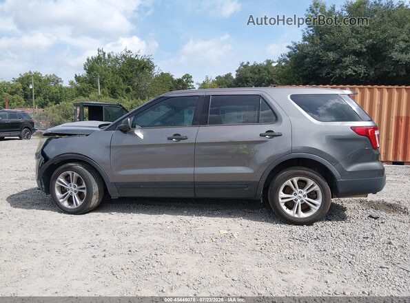 1FM5K8AR8GGC07650 2016 FORD UTILITY POLICE INTERCEPTOR Gray Vista interior de 360 grados