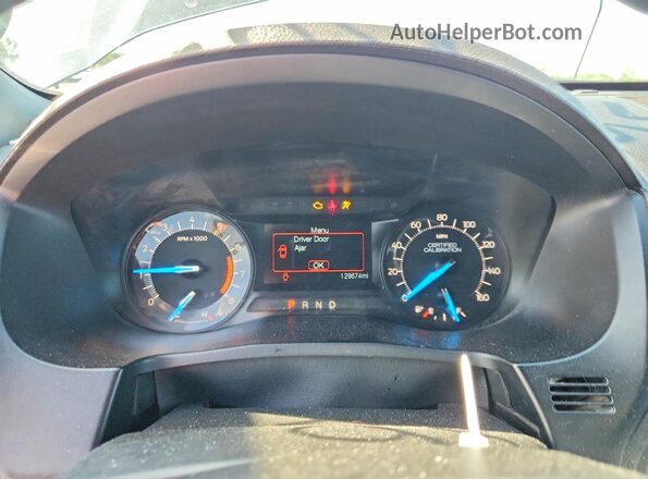 1FM5K8AR8JGC17490 2018 FORD EXPLORER Black Սարքավորումների վահանակի տեսք