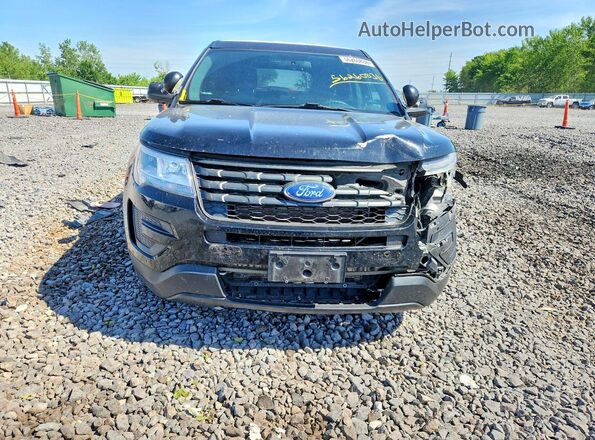1FM5K8AR8JGC17490 2018 FORD EXPLORER Black Դիմացի տեսք